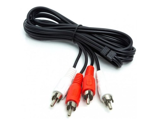 Кабель мультимедійний 2*RCA (M) to 2*RCA (M), 1 m PowerPlant (CA912032)
