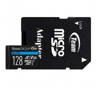 Карта пам'яті Team 128GB microSDXC class 10 UHS-I/U3 Elite (TEAUSDX128GIV30A103)