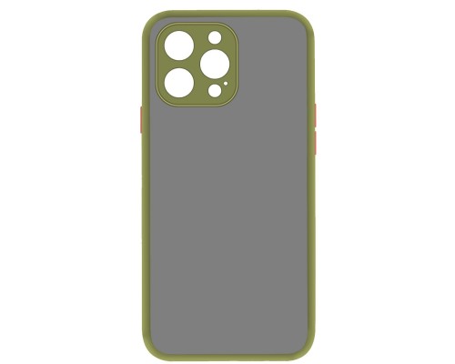 Чохол до мобільного телефона MAKE Apple iPhone 13 Pro Max Frame (Matte PC+TPU) Green (MCMF-AI13PMGN)