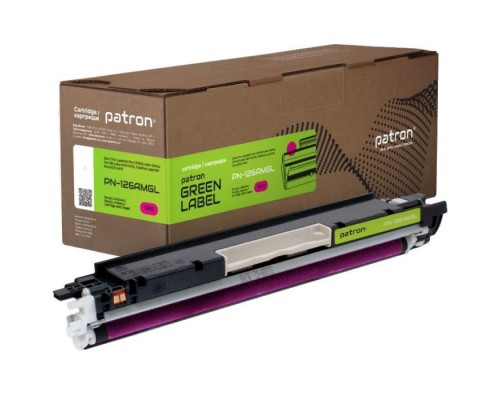 Тонер-картридж Patron HP 126A (CE313A) Green Label, magenta (PN-126AMGL)
