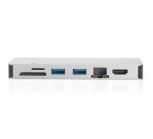 Концентратор Digitus Travel USB-C, 8 Port (DA-70866)