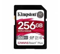 Карта пам'яті Kingston 256GB SDXC class 10 UHS-II U3 Canvas React Plus (SDR2/256GB)