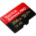 Карта пам'яті SanDisk 256 GB microSDXC UHS-I U3 Extreme Pro+SD Adapter (SDSQXCD-256G-GN6MA)