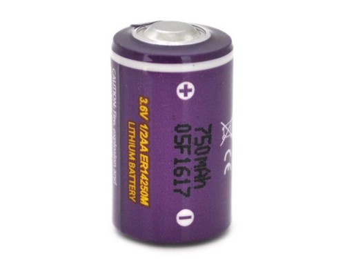 Батарейка PkCell 1/2AA ER14250M 3.6V 750mah, Lithium, OEM (ER14250M / 20423)