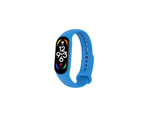 Ремінець до фітнес браслета BeCover Silicone для Xiaomi Mi Smart Band 7 Blue (707477)