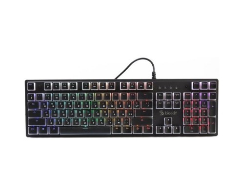 Клавіатура A4Tech Bloody S510R RGB BLMS Switch Red USB Pudding Black (Bloody S510R Pudding Black)