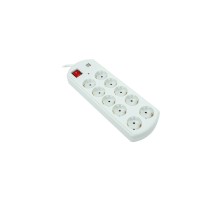 Мережевий фільтр живлення PowerPlant 5м, 10 розеток, USB, євро, 100% мідь (YS-N6065/5) (EX610556)
