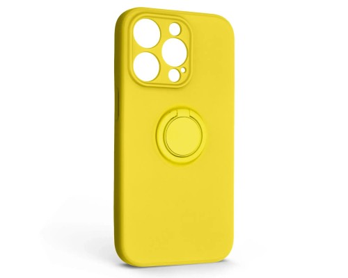 Чохол до мобільного телефона Armorstandart Icon Ring Apple iPhone 14 Pro Yellow (ARM68711)