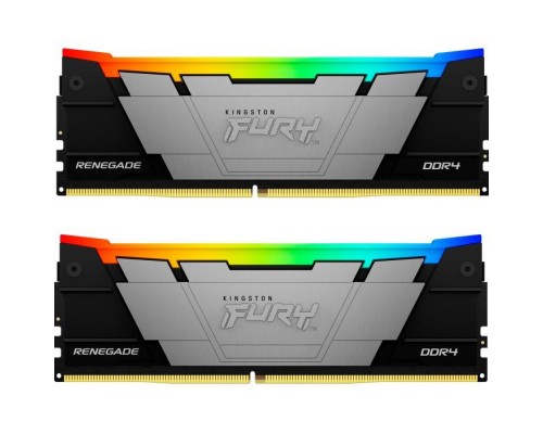 Модуль пам'яті для комп'ютера DDR4 64GB (2x32GB) 3600 MHz FURY Renegade RGB Kingston Fury (ex.HyperX) (KF436C18RB2AK2/64)