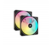 Кулер до корпусу Corsair iCUE Link QX140 RGB PWM PC Fans Starter Kit with iCUE LINK System Hub (CO-9051004-WW)