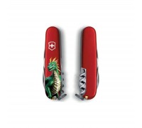 Ніж Victorinox Spartan Zodiac 91 мм Зелений дракон (1.3603_Z3340u)