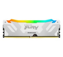 Модуль пам'яті для комп'ютера DDR5 32GB 6400 MHz Renegade RGB White Kingston Fury (ex.HyperX) (KF564C32RWA-32)