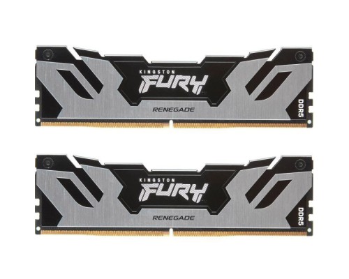 Модуль пам'яті для комп'ютера DDR5 64GB (2x32GB) 6400 MHz Renegade Silver XMP Kingston Fury (ex.HyperX) (KF564C32RSK2-64)