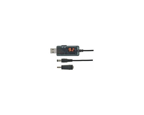 Кабель живлення USB-AM to 5.5/3.5mm 9/12V 0.8m Maxxter (UB-DC9/12-0.8M)