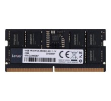 Модуль пам'яті для ноутбука SoDIMM DDR5 16GB 5600 MHz Lexar (LD5S16G56C46ST-BGS)
