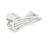 Кабель живлення C13 1.5m 0.75mm2 white Ritar (PC-186 CEE7/17-C13-1,5)