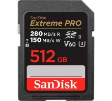Карта пам'яті SanDisk 512GB SDXC class 10 UHS-II U3 V60 (SDSDXEP-512G-GN4IN)