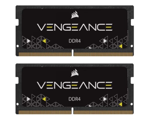 Модуль пам'яті для ноутбука SoDIMM DDR4 32GB (2x16GB) 3200 MHz Vengeance Corsair (CMSX32GX4M2A3200C22)