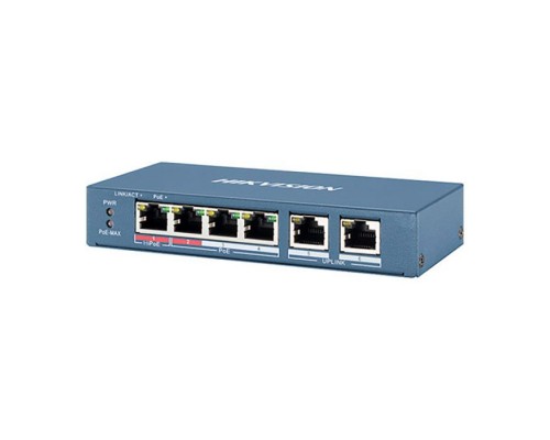 Комутатор мережевий Hikvision DS-3E0106P-E/M
