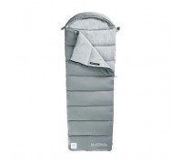 Спальний мішок Naturehike з капюшоном M180 NH20MSD02 правий сірий (6927595701256)