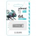USB флеш накопичувач Wibrand 64GB Chameleon Silver USB 2.0 (WI2.0/CH64U6S)