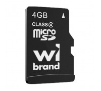 Карта пам'яті Wibrand 4GB mictoSD class 4 (WICDC4/4GB)