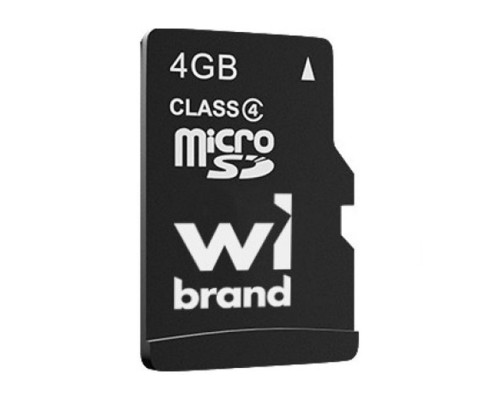 Карта пам'яті Wibrand 4GB mictoSD class 4 (WICDC4/4GB)