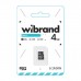 Карта пам'яті Wibrand 4GB mictoSD class 4 (WICDC4/4GB)