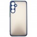 Чохол до мобільного телефона Dengos Samsung Galaxy A55 5G + Glass Blue (DG-KM-93)