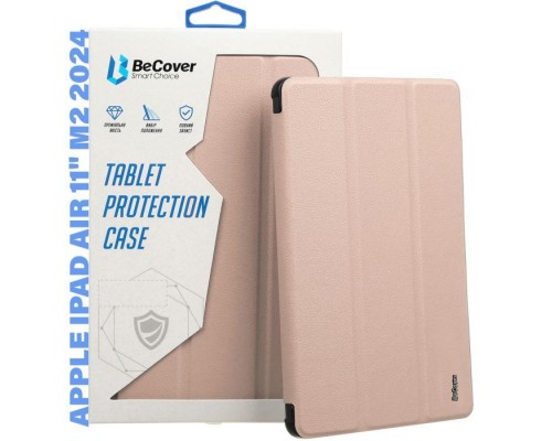 Чохол до планшета BeCover Tri Fold Hard Apple iPad Air 11" M2/M3 (2024/2025) Pink (711416)