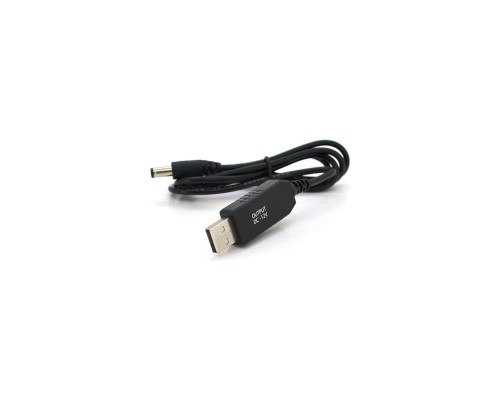 Кабель живлення USB to DC 5.5x2.5 12V 1.0m OEM (29886) Voltronic (KPFR/5-12)