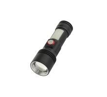 Ліхтар Quantum Adept 10W LED zoom +COB з USB (QM-FL1031)