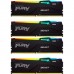 Модуль пам'яті для комп'ютера DDR5 128GB (4x32GB) 5600 MHz Beast RGB XMP Kingston Fury (ex.HyperX) (KF556C40BBAK4-128)