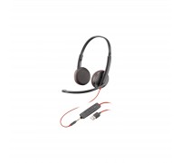 Навушники Poly BlackWire C3225 USB-A HS Stereo Black (80S11AA)