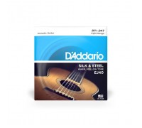 Струни для гітари D'Addario Silk & Steel Folk Regular Light (11-47) (EJ40)