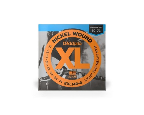 Струни для гітари D'Addario XL Nickel Wound Light Top / Heavy Bottom (10-52) (EXL140)