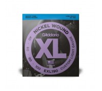 Струни для гітари D'Addario XL Nickel Wound Bass Custom Light (40-100) (EXL190)