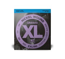 Струни для гітари D'Addario XL Nickel Wound Bass Custom Light (40-100) (EXL190)