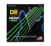 Струни для гітари DR Strings NEON Green Electric - Medium (10-46) (NGE-10)