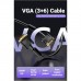 Кабель мультимедійний VGA M to VGA M 3.0m ferrite Vention (DAEBI)