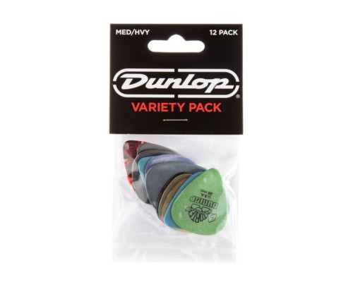 Медіатор Jim Dunlop Guitar Pick MD/HV Variety Pack 12 шт. (PVP102)