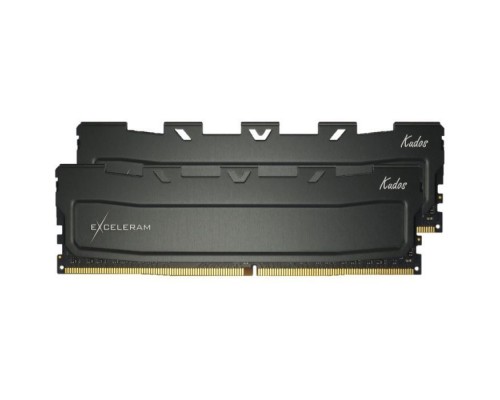 Модуль пам'яті для комп'ютера DDR4 32GB (2x16GB) 3200 MHz Black Kudos eXceleram (EKBLACK4323222XD)
