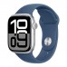 Смарт-годинник Apple Watch Series 10 GPS 42mm Silver Aluminium Case with Denim Sport Band - M/L (MWWC3QH/A)