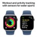 Смарт-годинник Apple Watch Series 10 GPS 42mm Silver Aluminium Case with Denim Sport Band - M/L (MWWC3QH/A)