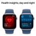 Смарт-годинник Apple Watch Series 10 GPS 42mm Silver Aluminium Case with Denim Sport Band - M/L (MWWC3QH/A)