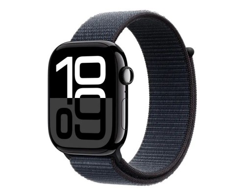 Смарт-годинник Apple Watch Series 10 GPS 46mm Jet Black Aluminium Case with Ink Sport Loop (MWWR3QH/A)