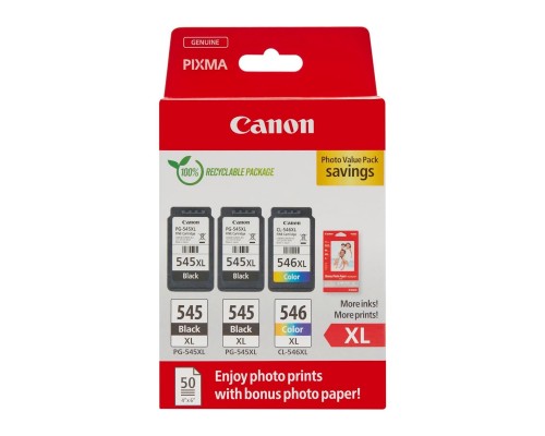 Картридж Canon PG-545/CL-546 MultipackXXL 2xBK+Color (8286B015)