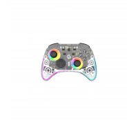 Геймпад GamePro GPX13T 2.4G/BT 5.1/USB/PC/iOS/Android RGB Transparent (GPX13T)