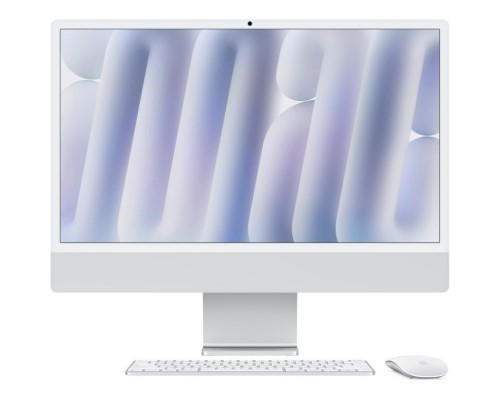 Комп'ютер Apple 24" iMac Retina 4.5K / Apple M4 (10-c/CPU, 10-c/GPU), 16, 256, Silver (MWUU3UA/A)