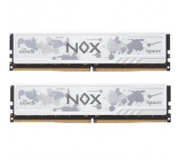 Модуль пам'яті для комп'ютера DDR5 32GB (2x16GB) 5600 MHz NOX White Apacer (AH5U32G56C522MWAA-2)